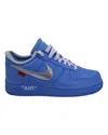 Off-white Nike X  Air Force 1 Low '07 "mca University Blue" Sneakers In Blue Leather In Blue