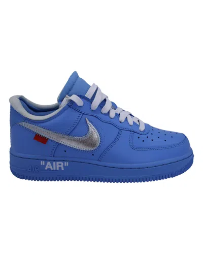Off-white Nike X  Air Force 1 Low '07 "mca University Blue" Sneakers In Blue Leather