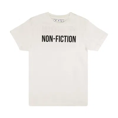 Pre-owned Off-white Nonfiction Slim T-shirt 'white'