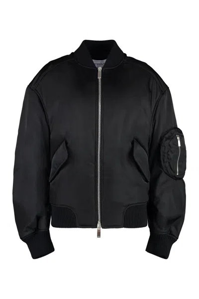 Off-white Nylon Bomber Jacket