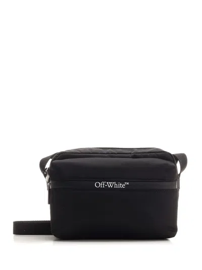 Off-white Nylon Bum Bag In Black