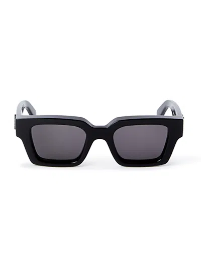 Off-white Oeri008 Virgil Sunglasses L Eyewear In 1307 Black Logo Black Dar