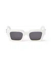 Off-white Oeri008 Virgil Sunglasses L Eyewear In White Dark Grey