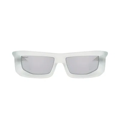 Off-white Oeri074 Volcanite 0072 Matte Grey Sunglasses In Gray