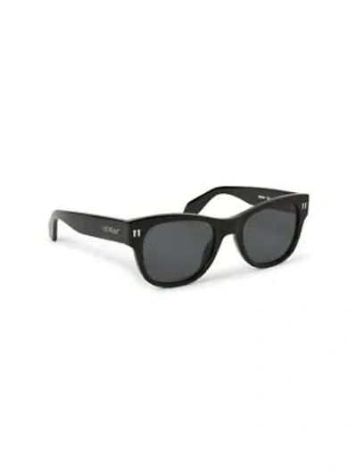 Pre-owned Off-white Oeri107s24pla0011007 Moab Black Sunglasses