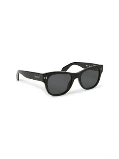 Pre-owned Off-white Oeri107s24pla0011007 Moab Black Sunglasses In Gray