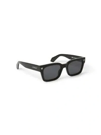 Pre-owned Off-white Oeri108s24pla0011007 Midland Black Sunglasses In Gray