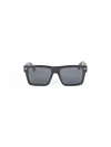 Off-white Oeri109 Lawton Sunglasses Sunglasses In Black Dark Grey