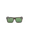 Off-white Oeri109 Lawton Sunglasses Sunglasses In Havana Green