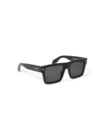Pre-owned Off-white Oeri109s24pla0011007 Lawton Black Sunglasses In Gray