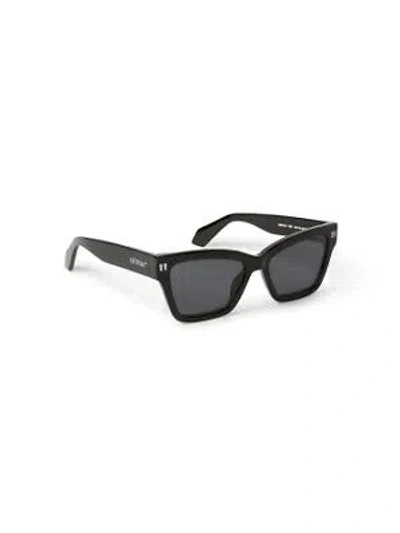 Pre-owned Off-white Oeri110s24pla0011007 Cincinnati Black Sunglasses In Gray