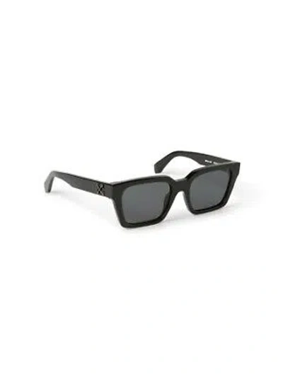 Pre-owned Off-white Oeri111s24pla0011007 Branson Black Sunglasses In Gray