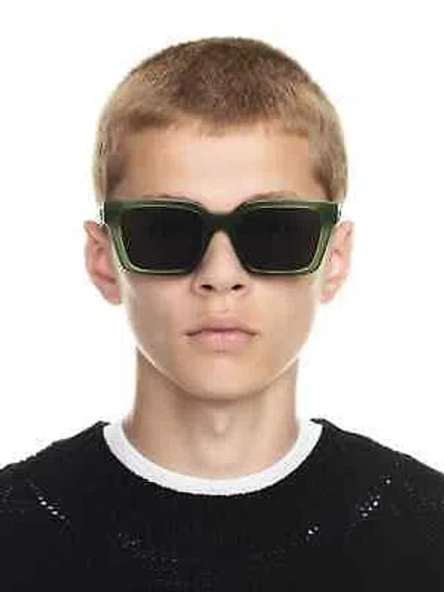 Pre-owned Off-white Oeri111s24pla0015707 Branson Olive Sunglasses