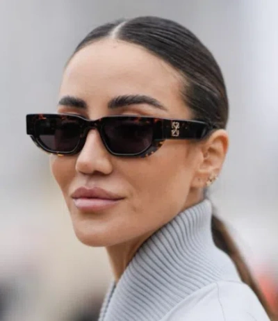Pre-owned Off-white Oeri115s24pla0016007 Greeley Havana Sunglasses