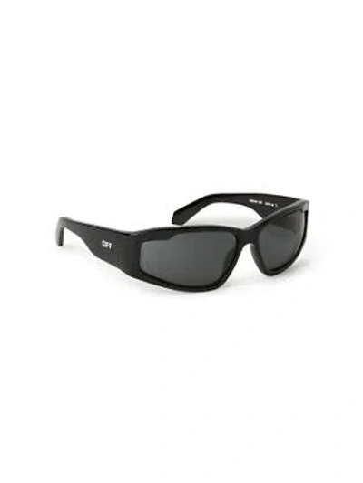 Pre-owned Off-white Oeri118s24pla0011007 Kimball Black Sunglasses In Gray