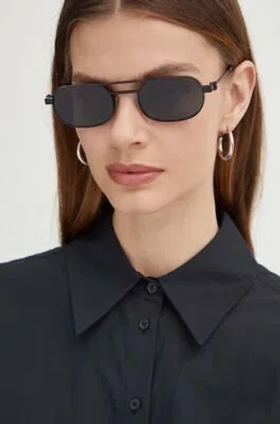 Pre-owned Off-white Oeri123s24met0011007 Vaiden Black Sunglasses