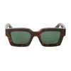 Off-white Oeri126 Virgil 6055 Havana Sunglasses