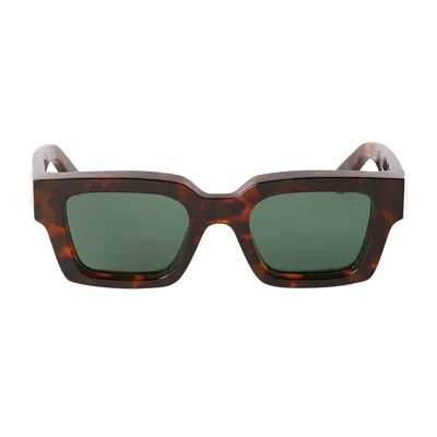 Off-white Oeri126 Virgil 6055 Havana Sunglasses