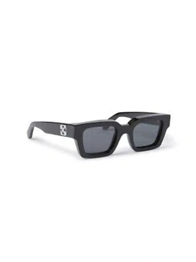 Pre-owned Off-white Oeri126s24pla0011007 Virgil Black Dark Grey Sunglasses In Gray
