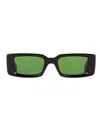 Off-white Oeri127 Arthur Sunglasses In Black