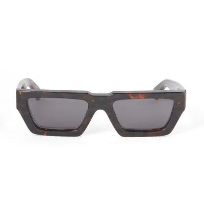 Off-white Oeri129 Manchester Sunglasses In Brown