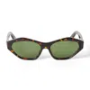 Off-white Brown & Black Hilo Sunglasses In Brown
