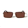 OFF-WHITE OFF WHITE OERI13N TAMPA 7664 GOLD BROWN SUNGLASSES