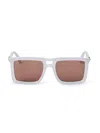 Off-white Oeri13w Stratford Sunglasses Eyewear In Grey Brown