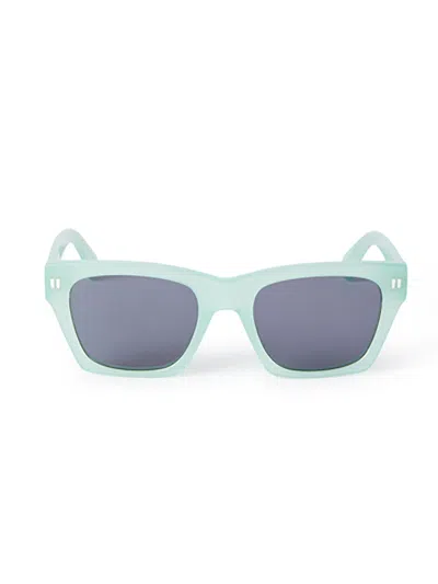 Off-white Oeri13x Valdez Sunglasses Sunglasses In Green