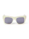 Off-white Oeri13y Selma Sunglasses Sunglasses In Animal Print