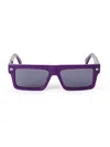 Off-white Oeri13z Chandler Sunglasses Eyewear In Purple Dark Grey