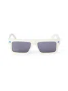 Off-white Oeri13z Chandler Sunglasses Sunglasses In White Dark Grey