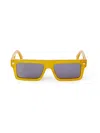 Off-white Oeri13z Chandler Sunglasses Eyewear In Yellow Dark Grey