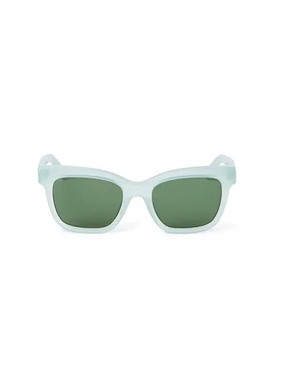 Off-white Oeri143 Lincoln Sunglasses Eyewear In Sage Dark Grey