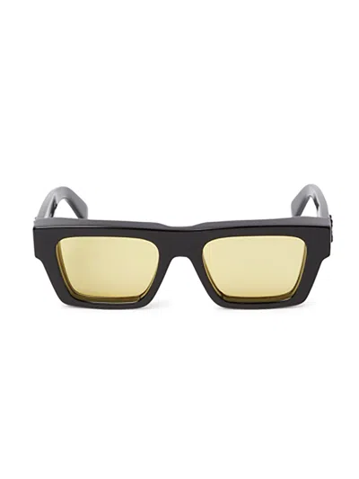Off-white Oeri145 Oregon Sunglasses Eyewear In Black Yellow