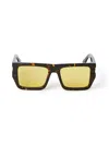 Off-white Oeri149 Chester Sunglasses Eyewear In Havana Camel