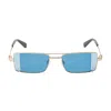 Off-white Off White Oeri14a Cortez 7645 Gold Blue Sunglasses In Blue