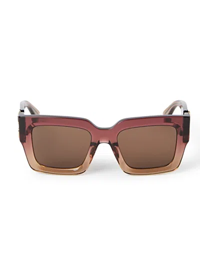 Off-white Oeri14d Mystic Sunglasses Eyewear In E Gradient Burgundy Nu