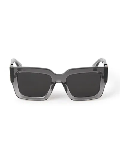 Off-white Oeri14d Mystic Sunglasses Eyewear In Grey Dark Grey