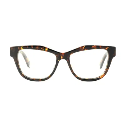 Off-white Off White Oerj07g Style 7g 6000 Havana Black Glasses In 6000 Havana Black Blue Bl