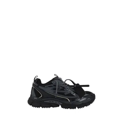 Off-white Be Right Back Panel Sneakers Pull Tab In Black