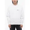 Off-white Off- Brushed Cotton Arrow Embroide Men's Sweatshirt