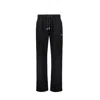 Off-white Pixel Printed French Cotton-terry Sweatpants In Black