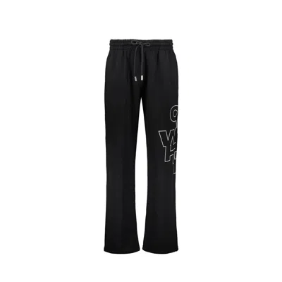 OFF-WHITE OFF- COTTON JOGGERS (WORKOUT MEN'S PANTS)