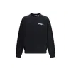 Off-white Mens Black Off-logo Crewneck Cotton Sweatshirt In Black