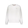 Off-white Long-sleeve Round-collar Sweatshirt In White