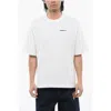 Off-white Embroidered Tattoo Arrow Skate Crewneck T-shirt In White
