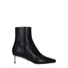 Off-white Allen Nappa Ankle Boots In Black