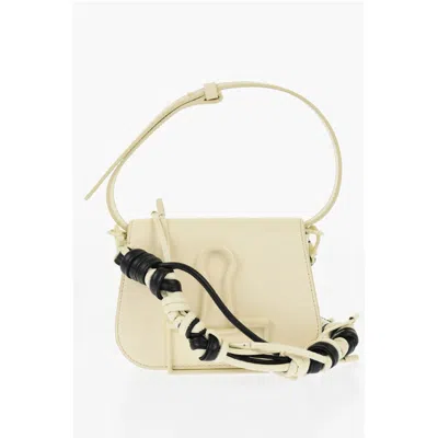 Off-white Off- Leather Skeleton Binder Shoulder Women's Bag