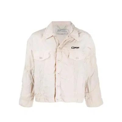 Off-white Off- Logo Windbreaker Bomber Men's Jacket